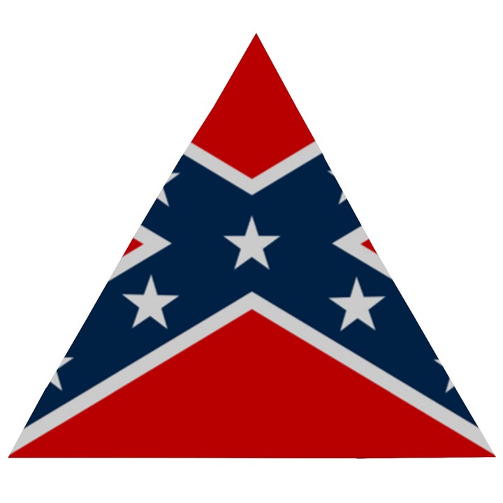 Rebel flag  Wooden Puzzle Triangle