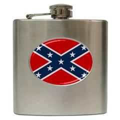 Rebel Flag  Hip Flask (6 Oz) by Jen1cherryboot88