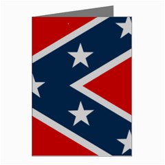 Rebel Flag  Greeting Cards (pkg Of 8) by Jen1cherryboot88