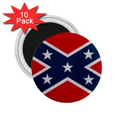 Rebel Flag  2 25  Magnets (10 Pack)  by Jen1cherryboot88