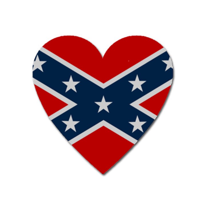 Rebel flag  Heart Magnet