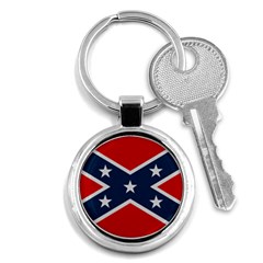 Rebel Flag  Key Chain (round) by Jen1cherryboot88