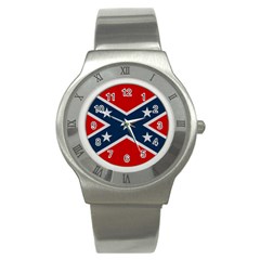 Rebel Flag  Stainless Steel Watch by Jen1cherryboot88