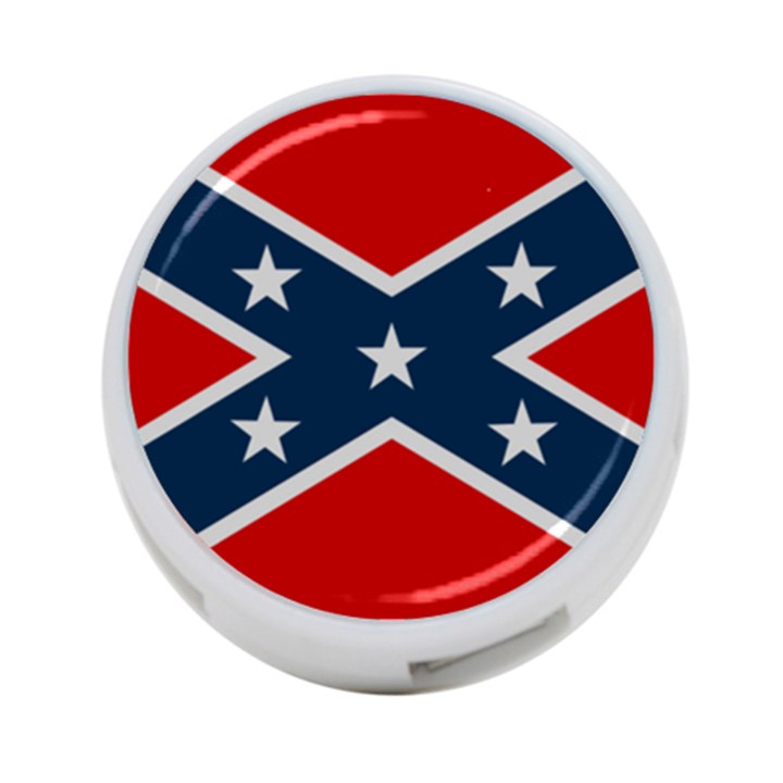 Rebel flag  4-Port USB Hub (One Side)