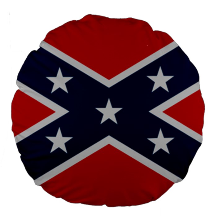 Rebel flag  Large 18  Premium Round Cushions