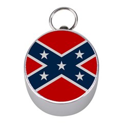 Rebel Flag  Mini Silver Compasses by Jen1cherryboot88