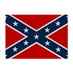 Rebel flag  Crystal Sticker (A4) Front