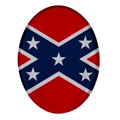 Rebel Flag  Oval Glass Fridge Magnet (4 Pack) by Jen1cherryboot88