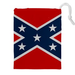 Rebel Flag  Drawstring Pouch (4xl) by Jen1cherryboot88