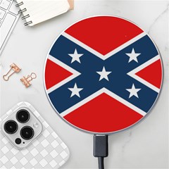 Rebel Flag  Wireless Fast Charger(white) by Jen1cherryboot88