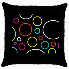  Black Throw Pillow Case by Intrinketly777