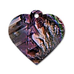 Prismatic Pride Dog Tag Heart (one Side) by MRNStudios