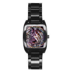 Prismatic Pride Stainless Steel Barrel Watch by MRNStudios