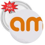 Asset 3 3  Buttons (100 pack)  Front