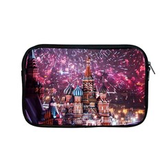 Moscow Kremlin Saint Basils Cathedral Architecture  Building Cityscape Night Fireworks Apple Macbook Pro 13  Zipper Case by Cowasu