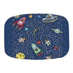 Cat Cosmos Cosmonaut Rocket Mini Square Pill Box by Cowasu