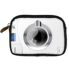 Washing Machines Home Electronic Digital Camera Leather Case by Cowasu