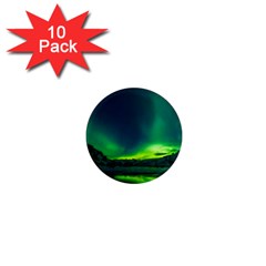 Iceland Aurora Borealis 1  Mini Magnet (10 Pack)  by Cowasu