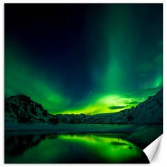 Iceland Aurora Borealis Canvas 20  X 20  by Cowasu