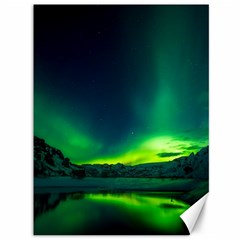 Iceland Aurora Borealis Canvas 36  X 48  by Cowasu