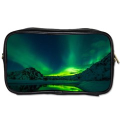 Iceland Aurora Borealis Toiletries Bag (two Sides) by Cowasu