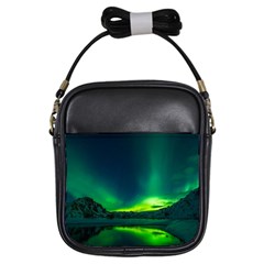 Iceland Aurora Borealis Girls Sling Bag by Cowasu