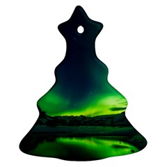 Iceland Aurora Borealis Ornament (christmas Tree)  by Cowasu