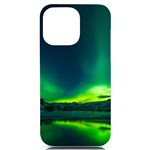 Iceland Aurora Borealis iPhone 14 Pro Max Black UV Print Case Front