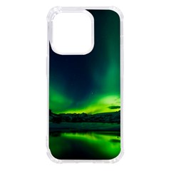 Iceland Aurora Borealis Iphone 14 Pro Tpu Uv Print Case by Cowasu