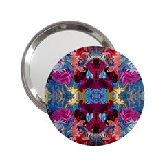 Roses Liquify  2 25  Handbag Mirrors by kaleidomarblingart