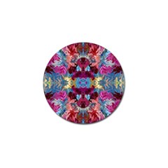 Roses Liquify  Golf Ball Marker by kaleidomarblingart