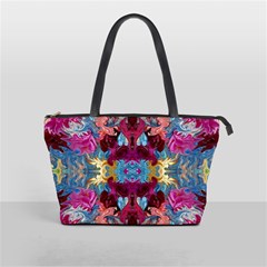 Roses Liquify  Classic Shoulder Handbag by kaleidomarblingart