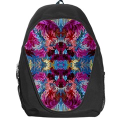 Roses Liquify  Backpack Bag by kaleidomarblingart