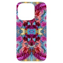 Roses Liquify  Iphone 14 Pro Black Uv Print Case