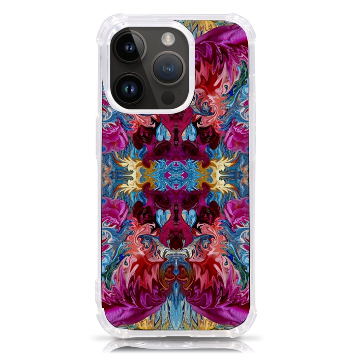 Roses Liquify  iPhone 14 Pro TPU UV Print Case