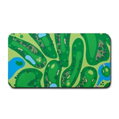 Golf Course Par Golf Course Green Medium Bar Mat by Cowasu