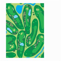 Golf Course Par Golf Course Green Small Garden Flag (two Sides) by Cowasu