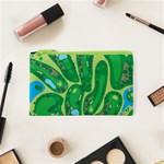 Golf Course Par Golf Course Green Cosmetic Bag (XS) Front