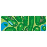 Golf Course Par Golf Course Green Banner and Sign 12  x 4  Front