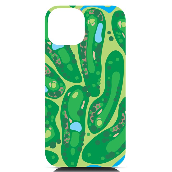 Golf Course Par Golf Course Green iPhone 14 Black UV Print Case