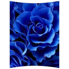 Blue Roses Flowers Plant Romance Blossom Bloom Nature Flora Petals Back Support Cushion by Cowasu