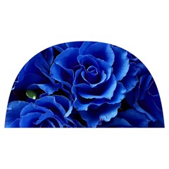 Blue Roses Flowers Plant Romance Blossom Bloom Nature Flora Petals Anti Scalding Pot Cap by Cowasu