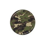 Texture Military Camouflage Repeats Seamless Army Green Hunting Hat Clip Ball Marker (10 pack) Front