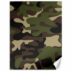 Texture Military Camouflage Repeats Seamless Army Green Hunting Canvas 36  X 48  by Cowasu