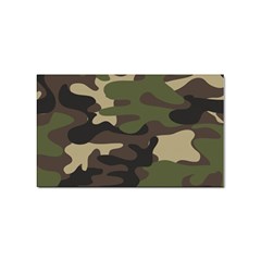 Texture Military Camouflage Repeats Seamless Army Green Hunting Sticker Rectangular (10 Pack) by Cowasu