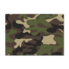 Texture Military Camouflage Repeats Seamless Army Green Hunting Sticker A4 (100 Pack) by Cowasu