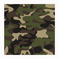 Texture Military Camouflage Repeats Seamless Army Green Hunting Medium Glasses Cloth (2 Sides) by Cowasu