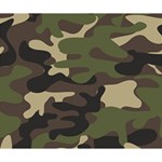 Texture Military Camouflage Repeats Seamless Army Green Hunting Deluxe Canvas 14  x 11  (Stretched) 14  x 11  x 1.5  Stretched Canvas