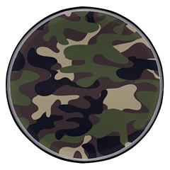 Texture Military Camouflage Repeats Seamless Army Green Hunting Wireless Fast Charger(black) by Cowasu