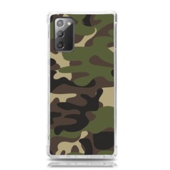 Texture Military Camouflage Repeats Seamless Army Green Hunting Samsung Galaxy Note 20 Tpu Uv Case by Cowasu